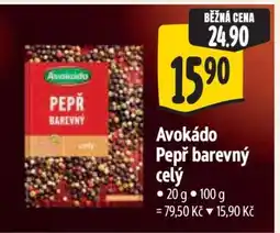 Albert Avokádo Pepř barevný celý nabídka