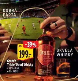 Albert Grant’s Triple Wood Whisky nabídka