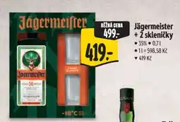 Albert Jägermeister + 2 skleničky nabídka