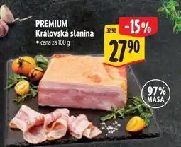 Albert PREMIUM Královská slanina nabídka
