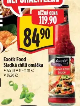 Albert Exotic Food sladká chilli omáčka nabídka