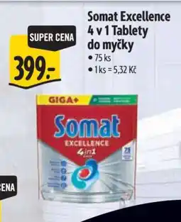 Albert Somat Excellence 4 v 1 Tablety do myčky nabídka