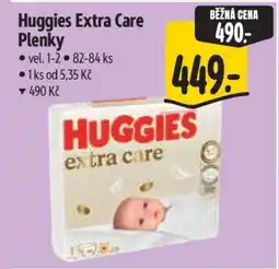 Albert Huggies Extra Care Plenky nabídka