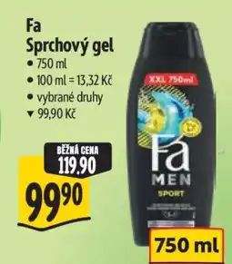 Albert Fa sprchový gel nabídka