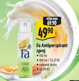 Albert Fa antiperspirant sprej nabídka
