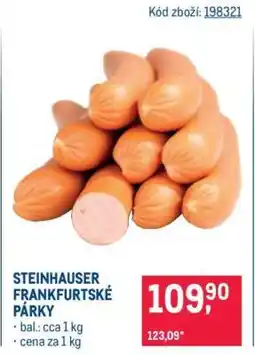 Makro STEINHAUSER FRANKFURTSKÉ PÁRKY nabídka