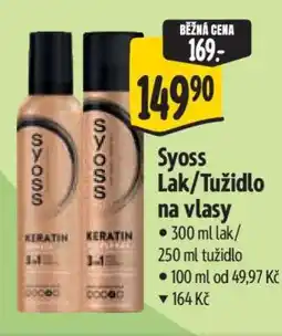 Albert Syoss Lak/Tužidlo na vlasy nabídka