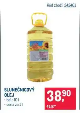 Makro Slunečnicový olej nabídka
