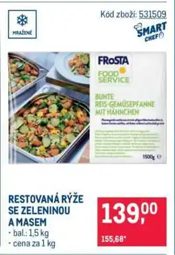 Makro RESTOVANÁ RÝŽE SE ZELENINOU A MASEM nabídka