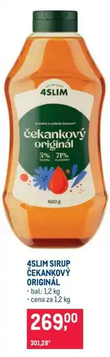 Makro 4SLIM SIRUP ČEKANKOVÝ ORIGINÁL nabídka
