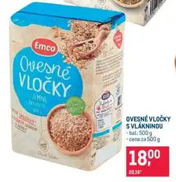 Makro Ovesné vločky s vlákninou nabídka