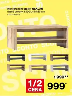 Sconto Neklan konferenční stolek nabídka