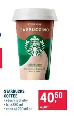 Makro Starbucks Coffee nabídka
