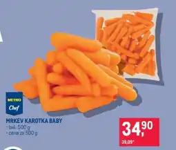 Makro MRKEV KAROTKA BABY nabídka