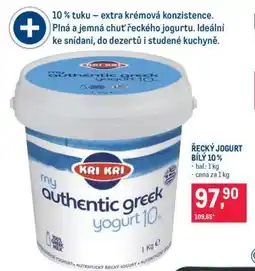 Makro ŘECKÝ JOGURT BÍLÝ 10 % nabídka