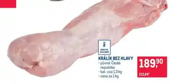 Králík bez hlavy