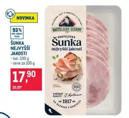 Makro Šunka nejvyšší jakosti nabídka