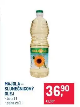 Makro Majola Slunečnicový olej nabídka