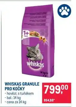 Makro Whiskas Granule pro kočky nabídka