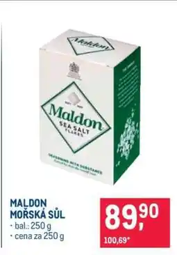 Makro Maldon mořská sůl nabídka