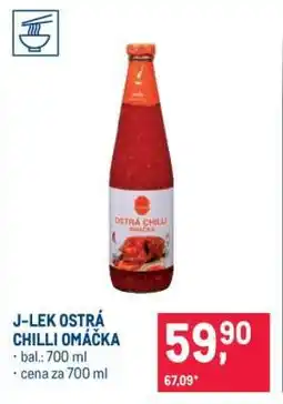Makro J-LEK OSTRÁ CHILLI OMÁČKA nabídka