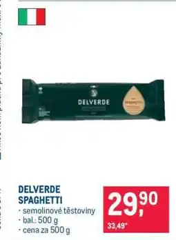 Makro DELVERDE SPAGHETTI nabídka