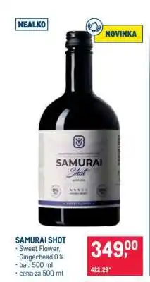 Makro SAMURAI SHOT nabídka
