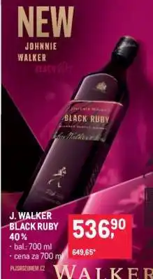 Makro J. WALKER BLACK RUBY 40 % nabídka