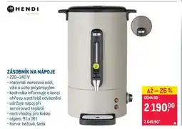 Makro ZÁSOBNÍK NA NÁPOJE nabídka