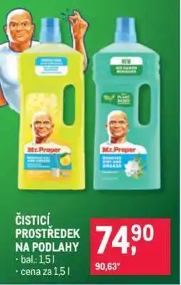 Makro Čisticí prostředek na podlahy nabídka