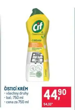 Makro Čisticí krém nabídka