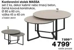 Sconto Massa konferenční stolek nabídka