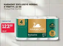 Makro HARMONY EXCLUSIVE HERBAL 4 VRSTVY, 16 KS nabídka