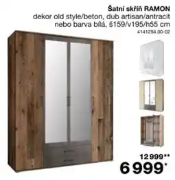 Sconto Ramón šatní skříň nabídka