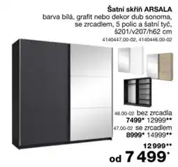 Sconto Šatní skříň ARSALA nabídka