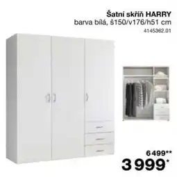 Sconto Šatní skříň HARRY nabídka