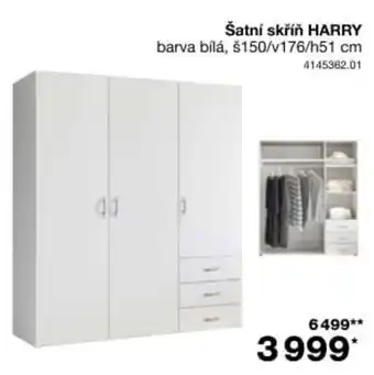 Šatní skříň HARRY