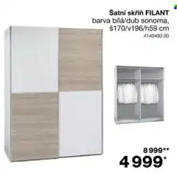 Sconto Filant šatní skříň nabídka
