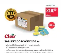 Makro TABLETY DO MYČKY 200 ks nabídka