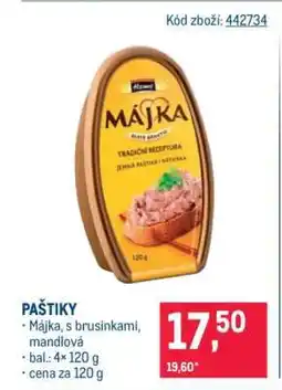 Makro Paštiky nabídka