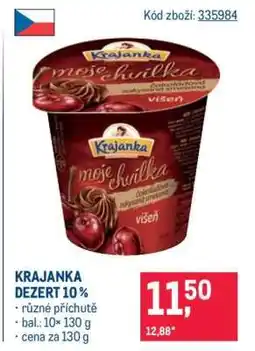 Makro Krajanka dezert 10 % nabídka