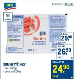 Makro Surimi tyčinky nabídka