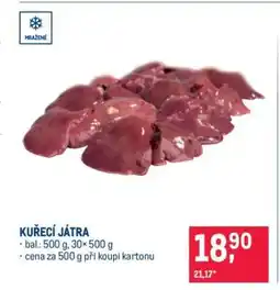 Makro Kuřecí játra nabídka