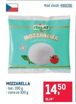 Makro Mozzarella nabídka