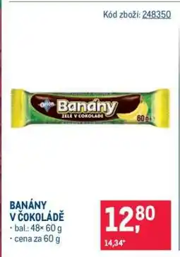 Makro Banány v čokoládě nabídka