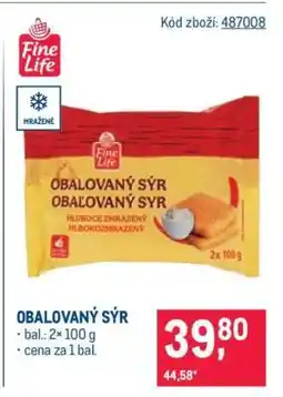 Makro Obalovaný sýr nabídka