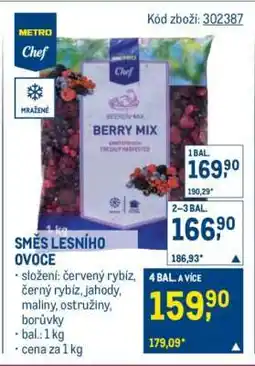 Makro Směs lesního ovoce nabídka
