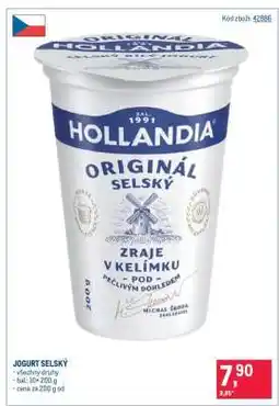 Makro Jogurt Selský nabídka