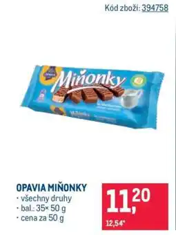 Makro Opavia Miňonky nabídka