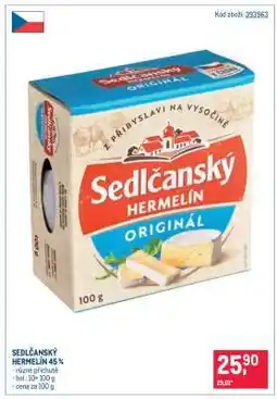 Makro Sedlčanský Hermelín 45 % nabídka